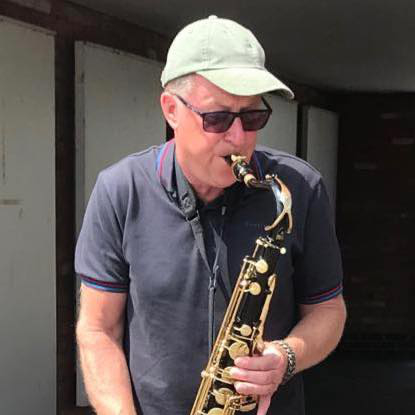 Saxophonist Kevin Goodall